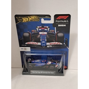 Hot Wheels 1:64 Visa Cash App RB Formula One Team #30 Liam Lawson 2024